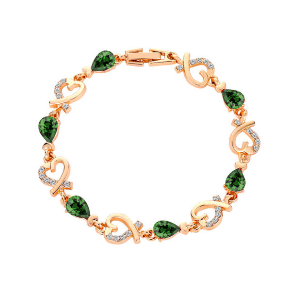 Hollow Love Bracelet With Rhinestones Fashion Temperament Heart-shaped Bracelet For Valentine's Day Gift Jewelry - Image 10