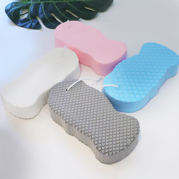 3D Body Rubbing Sponge Fish Scale Pattern Three-dimensional Bath Ball - Image 6